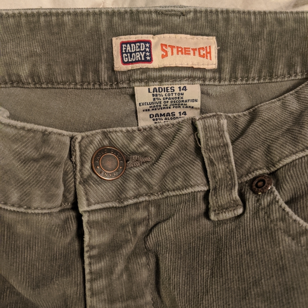 The BEST stretch cords in Olive Grey